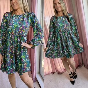 Beeson River Floral Baby Doll Dress